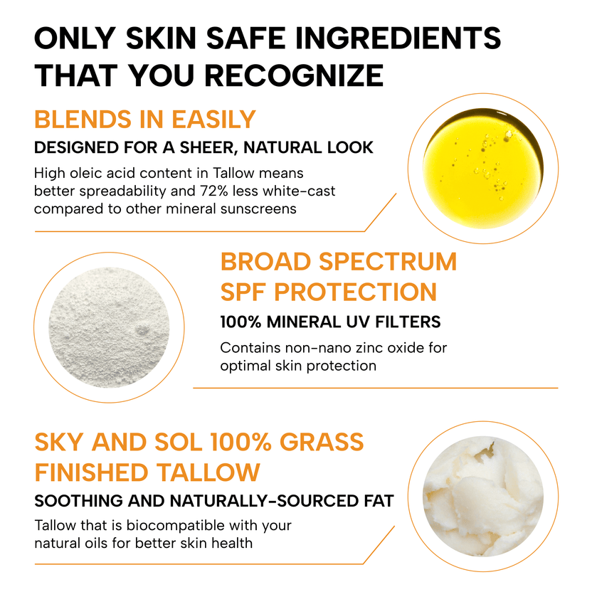 Sky and Sol Mineral Sunscreen SPF 30 for Face & Body Sunscreen